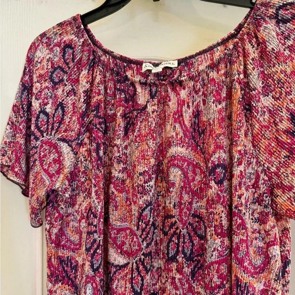 Kim Rogers Beautiful Multi Color Blouse - Picture 2 of 6